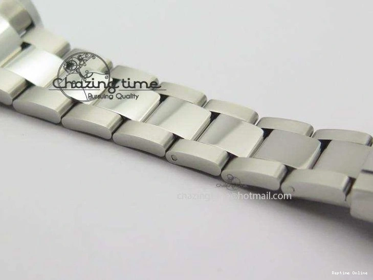 0414 Fashionable Milgauss 116400 GV JF 1:1 Green Sapphire Blue Dial On SS Bracelet A2824 V 3950